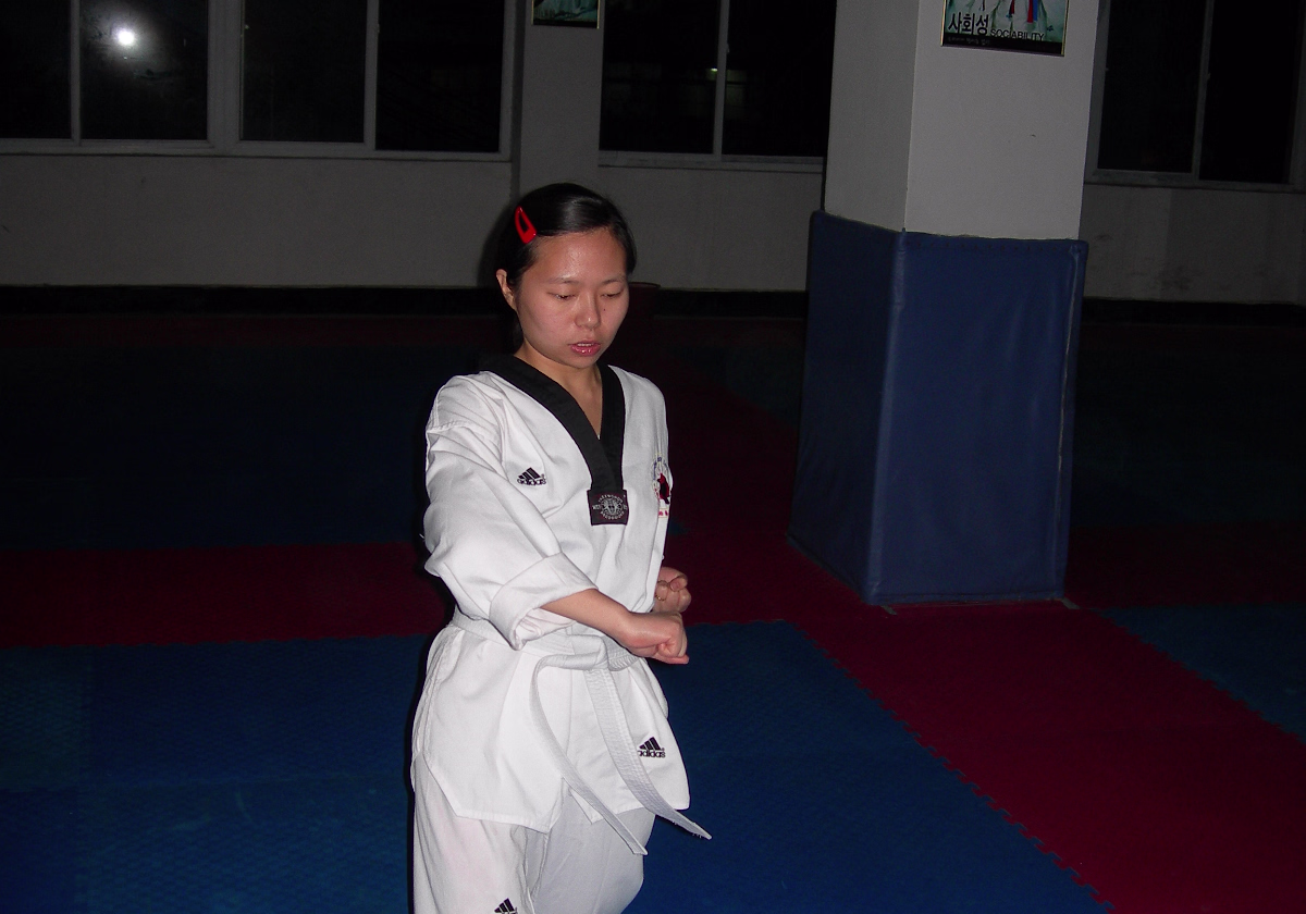 Taekwondo Taekwondo After months of training, Hanhan is ready for her yellow belt test.