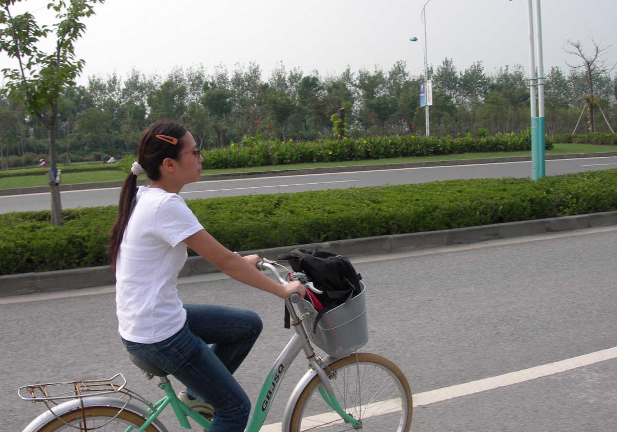 Bike Ride Bike Ride On a beautiful day, we took a ride around the neighborhood to see what was going on for National Day.